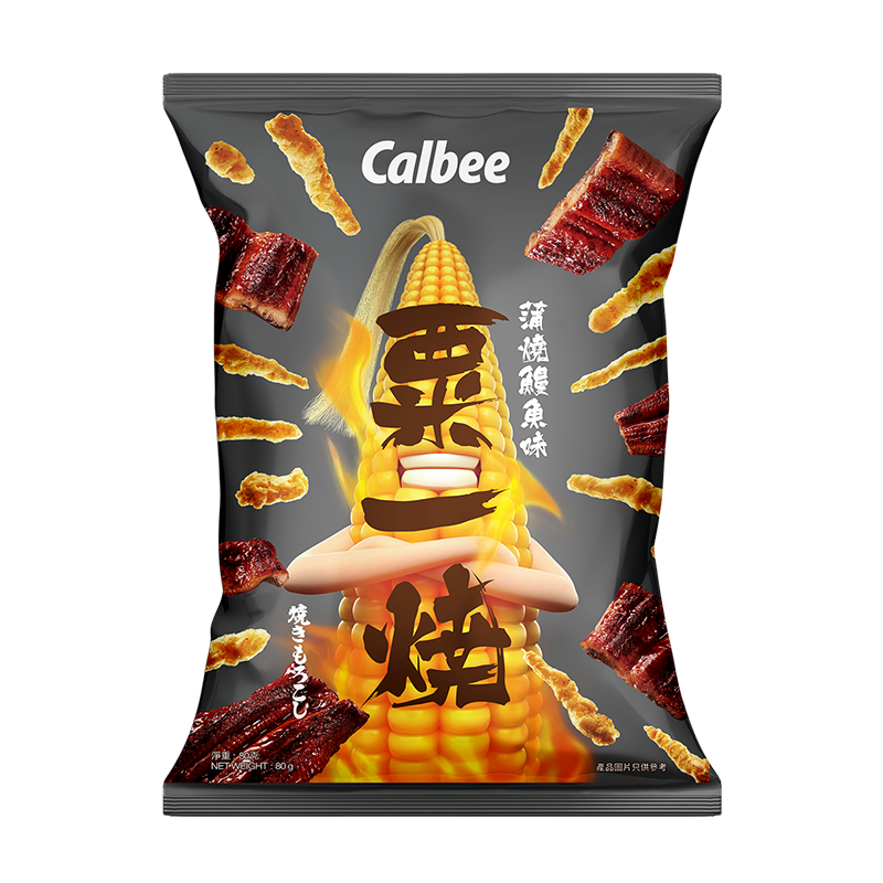 Calbee - Grill-A-Corn - Eel Kabayaki  (80g)