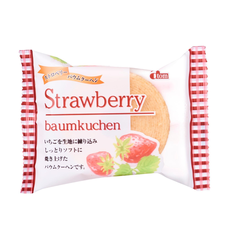 Atom Baumkuchen - Strawberry Flavour (80g)