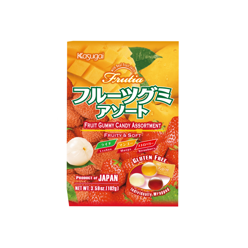 Kasugai - Tropical Fruit Gummy Mix Candy (100g)