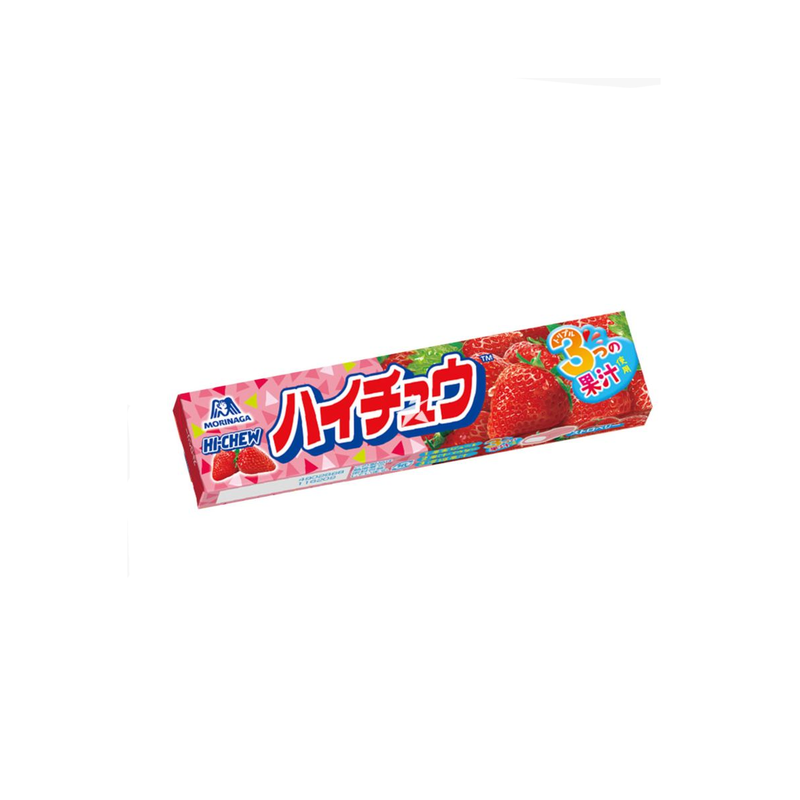 Morinaga - Hi-Chew Soft Candies - Strawberry flavour (55g)