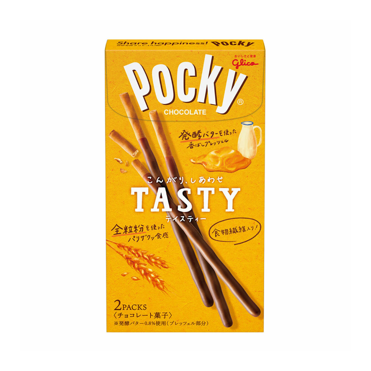 Glico Pocky Biscuit Sticks - Tasty Butter (72g)