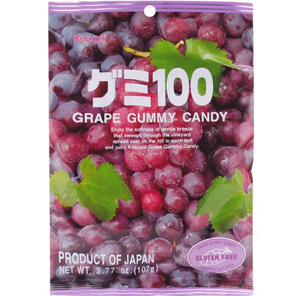 Kasugai - Grape Gummy Candy (100g)