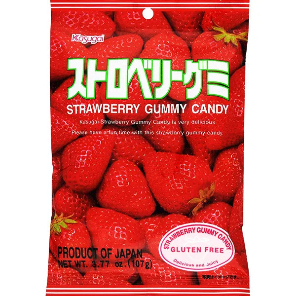 Kasugai - Strawberry Gummy Candy (100g)
