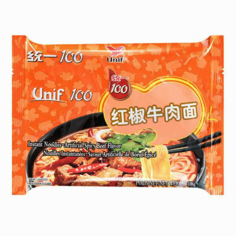 統一 - 紅椒牛肉麵 (108克)