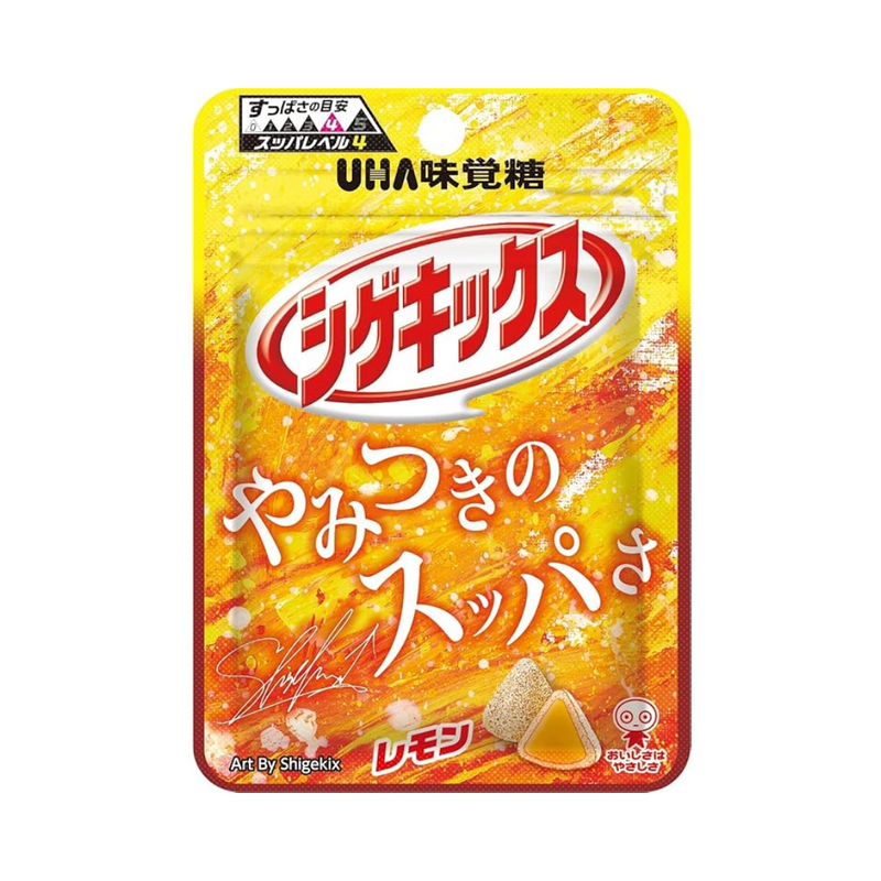 UHA - SHIGEKIX - Sour Lemon Gummy (Sour Level 4) (20g)