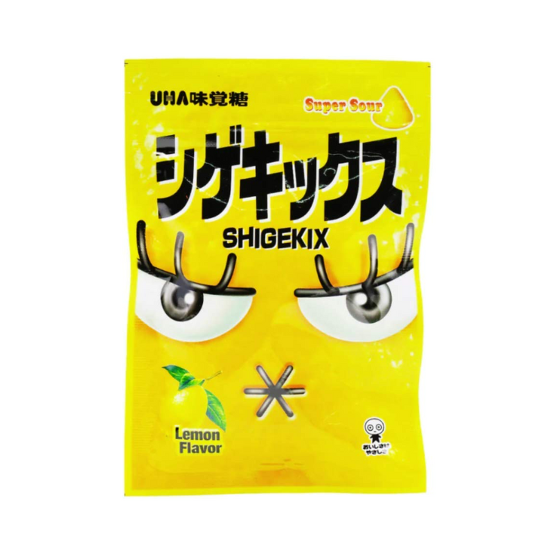 UHA - SHIGEKIX - Sour Lemon Gummy (Sour Level 4) (20g)