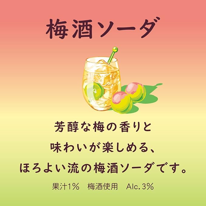 Suntory - Horoyoi - Umeshu Soda (ALC. 3%) (350ml)