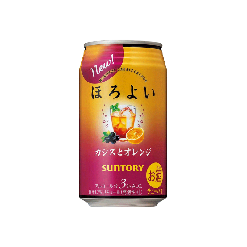 三得利 - Horoyoi - 黑加倫子橙味氣泡酒  (酒精濃度 3%) (350ml)