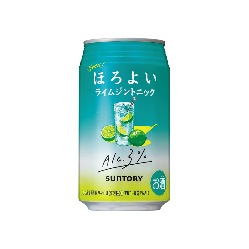 Suntory - Horoyoi - Lime Gin Tonic (ALC. 3%) (350ml)