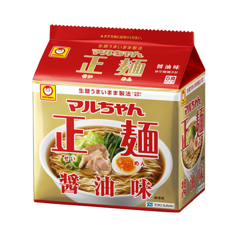 Toyo Suisan - Maruchan Seimen - Instant Ramen Sojasaucen-Geschmack (105g x 5)