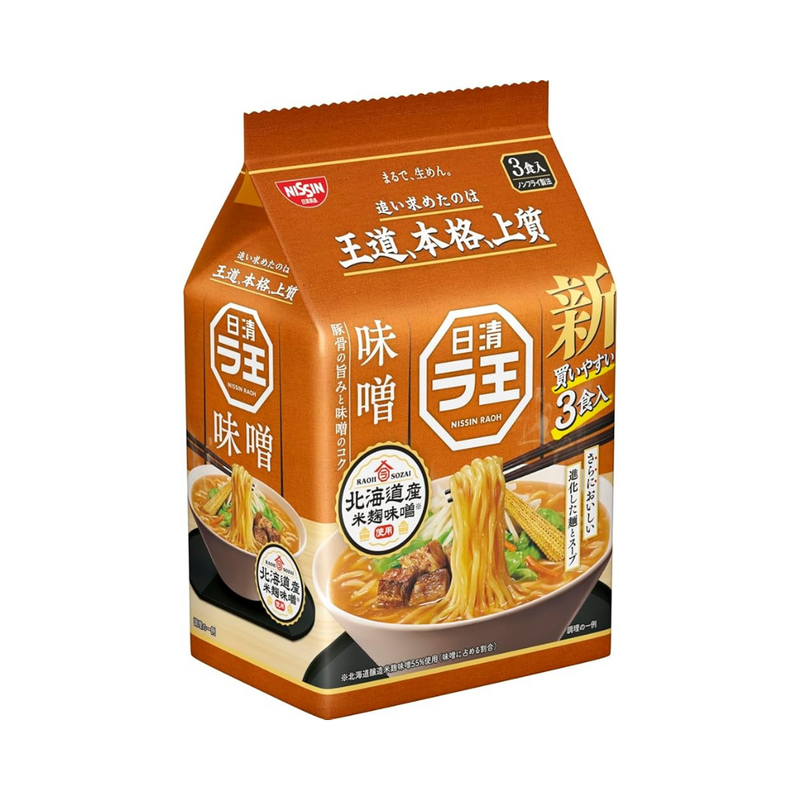 Nissin - Raoh - Ramen Nudeln - Miso (297g) 