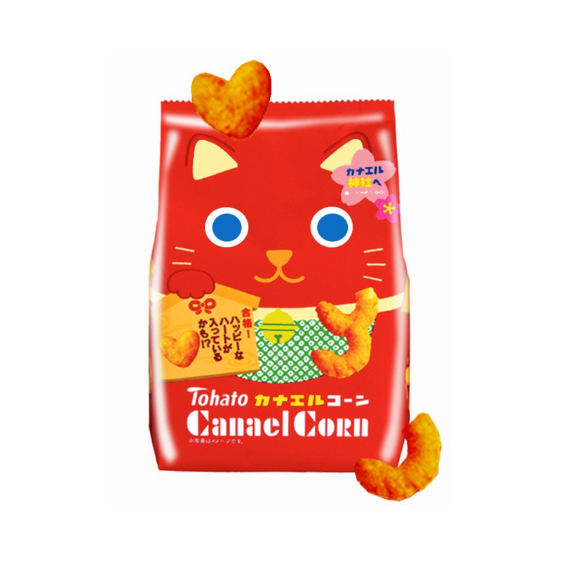 Tohato Caramel Corn Snack -  Original Flavour (Cat Design) (70g)