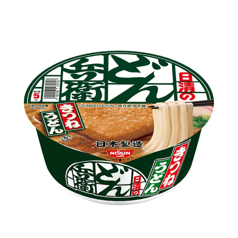 Nissin – Donbei Cup-Nudeln - Kitsune Udon (mit süssem Tofu) (95 g)
