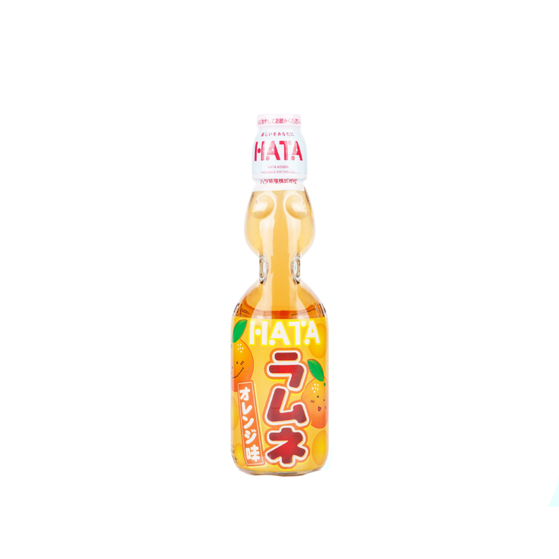HATA - Ramune - Orange Flavored Soda (200ml)