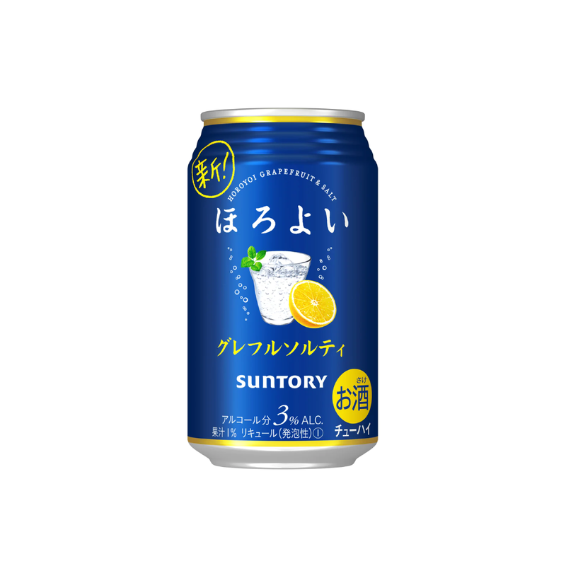 三得利 - Horoyoi - 鹽味西柚味氣泡酒  (酒精濃度 3%) (350ml)