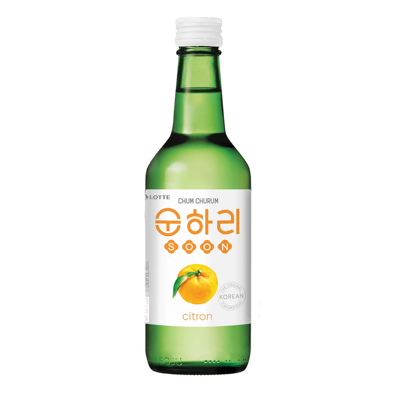 樂天 - Chum Churum 燒酒 - 香檸味  (酒精濃度 12%)