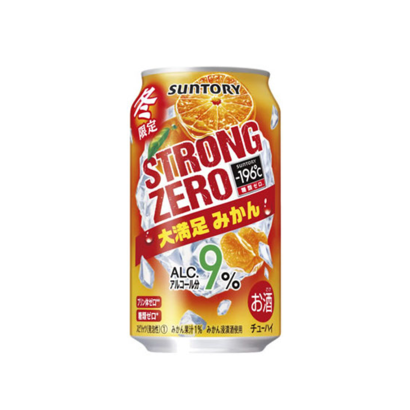 Suntory - Strong Zero - Daimanzoku Mandarin Orange (ALC. 9%) (350ml)