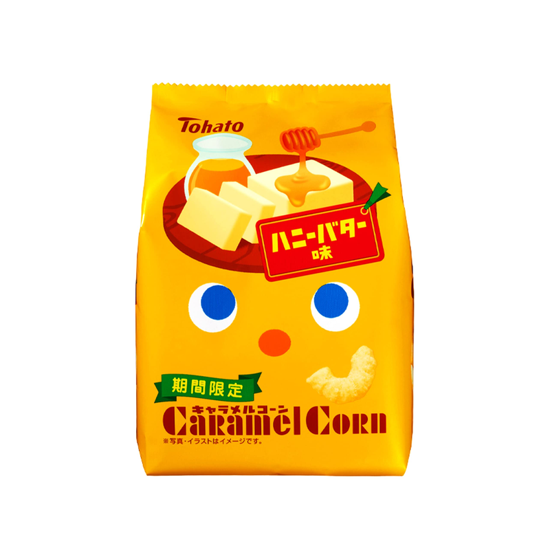 Tohato Caramel Corn Snack -  Honey & Butter Flavour (65g)