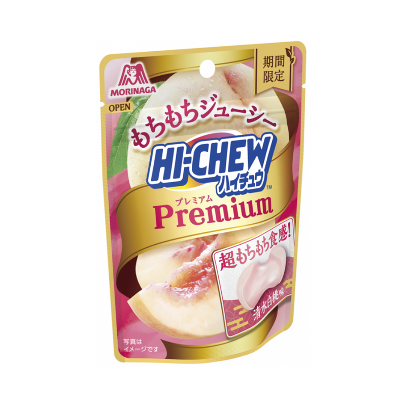 Morinaga - Hi-Chew Soft Candies Premium - Juicy White Peach (35g)