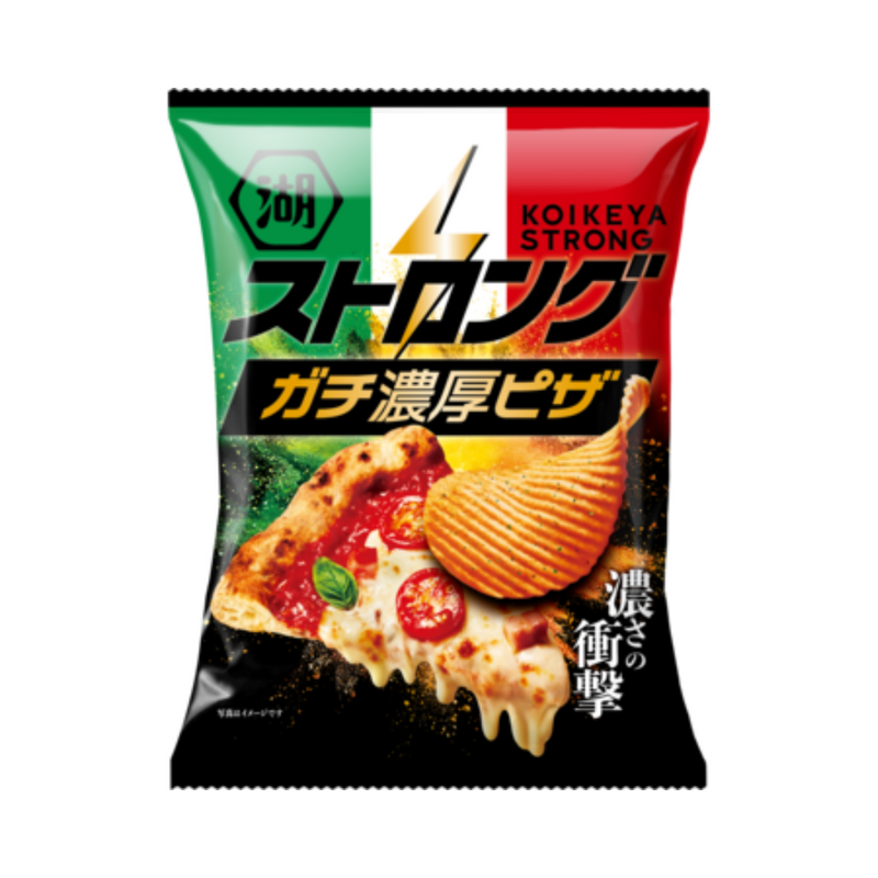 Koikeya Strong Kartoffelchips - Pizza-Geschmack (52g)