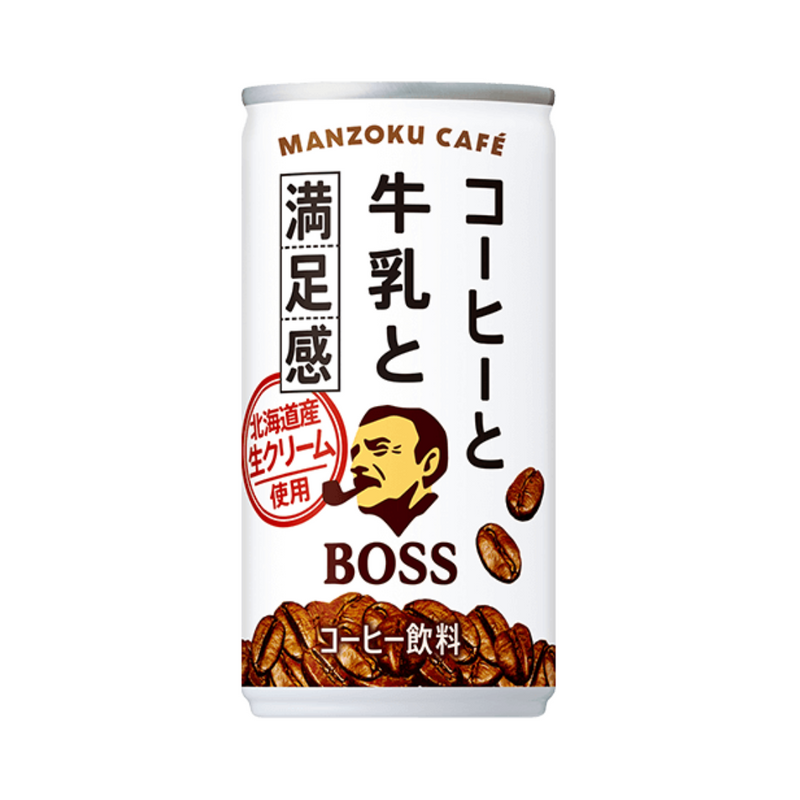 Suntory - Boss Manzoku Coffee Latte (185ml)