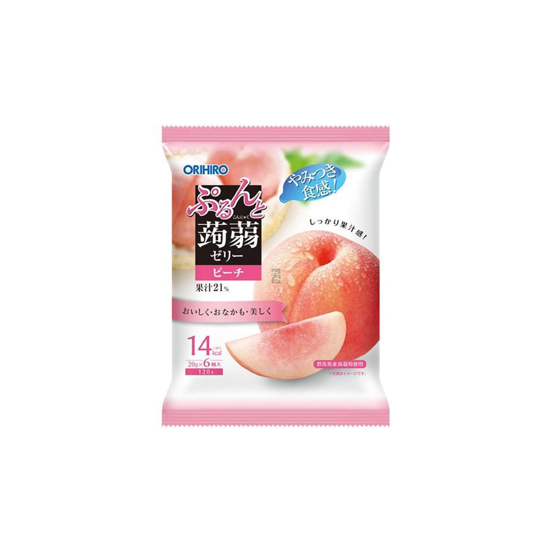 Orihiro - Purunto Konjac Jelly - Peach (120g)
