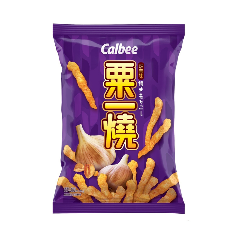 Calbee - Mais Snack - Knoblauch-Geschmack (80g)