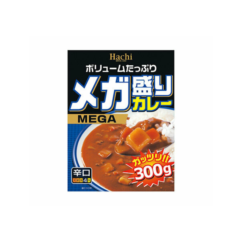 Hachi - Megamori Instant Curry - Hot (300g)
