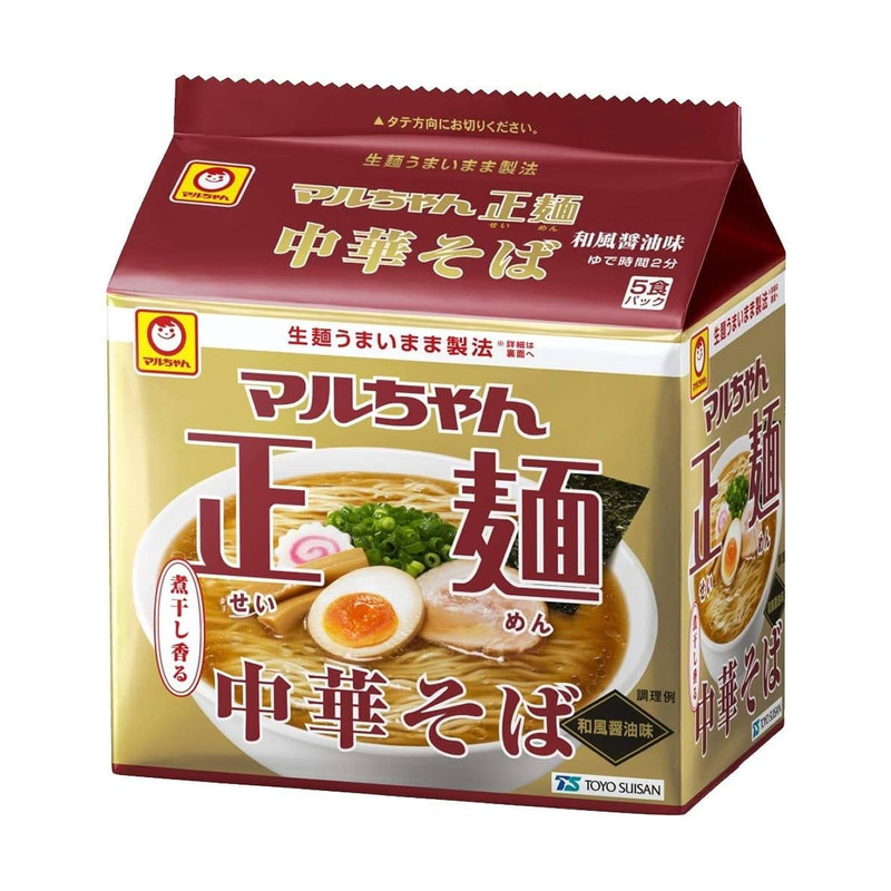 Toyo Suisan - Maruchan Seimen - Chinese Soba Noodles with Japanese Soy Sauce (105g x 5)