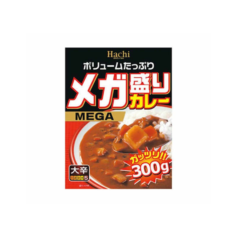 Hachi - Megamori Instant Curry - Sehr Scharf (300g) 