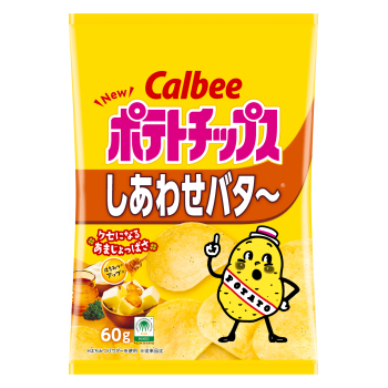 Calbee - Kartoffelchips - Shiawase Honig & Butter (60g)