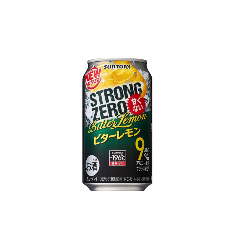 Suntory - Strong Zero - Bitter Lemon (ALC. 9%) (350ml)