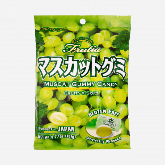 春日井Frutia軟糖 - 青提子味 (100克)