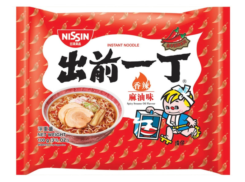 Nissin - Demae Iccho Instant Noodles (HK) - Spicy Sesame Oil Flavour (100g)