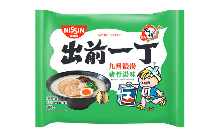 Nissin - Demae Iccho Instantnudeln - Kyushu Tonkotsu Geschmack (100g)