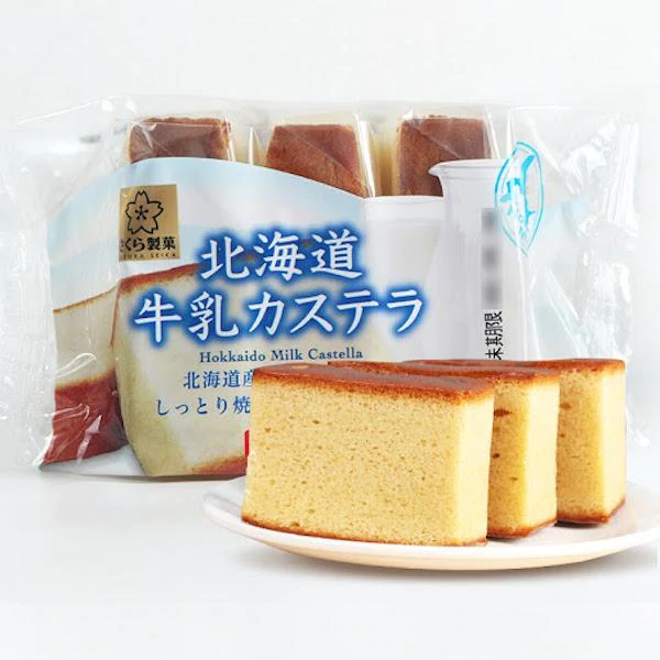 櫻花 - 北海道牛奶蛋糕3件裝 (112克)