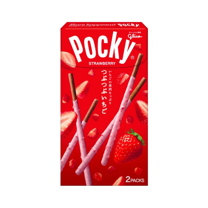 Glico Pocky Keksstäbchen - Erdbeere (57.6g)