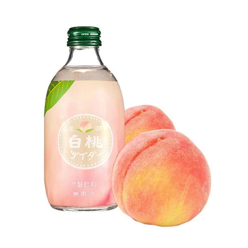 Tomomasu - Juicy White Peach Soda (300ml)
