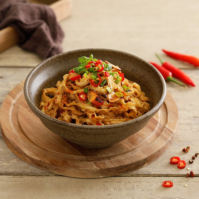 Mom's Dry Noodle - Sichuan Spicy Flavour (101g x 4)