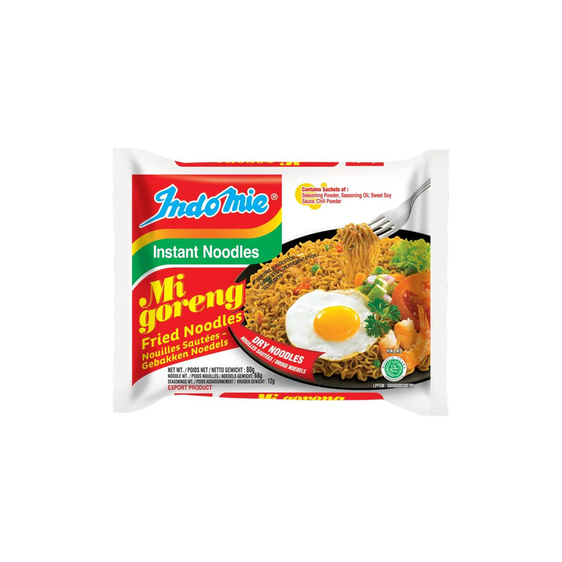 Indomie - Instant Nudeln - Mi Goreng Geschmack (80g x 5) 