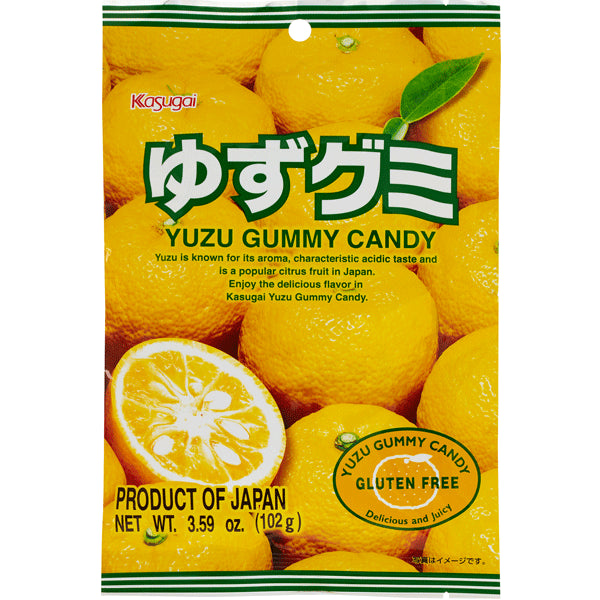 春日井Frutia軟糖 - 柚子味 (100克)