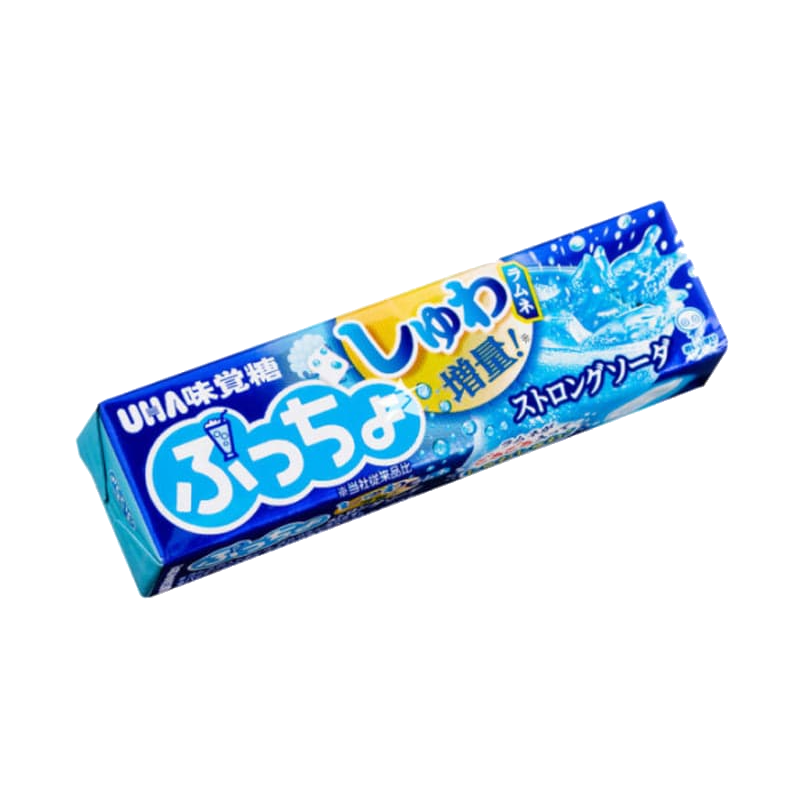 UHA - Puccho Stick - Soda Kaubonbons (50g)